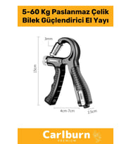 Özel Üretim Sayaçlı El Yayı Bilek Kası Güçlendirici Ayarlanabilir El Yayı 5-60 Kg Bilek Güçlendirici