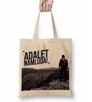 Ayyıldız Adalet Namluda Bez Çanta Uzun Saplı