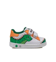 Trend Adımlar Yeşil Cute Monster Işıklı İlk Adım Bebe Sneaker