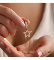 14 Ayar Star Charm Uç ( Bilezik-Kolye)