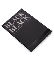 Fabriano Black Black Çok Amaçlı Pürüzsüz Yüzeyli Blok 300 gr. A4 20 yp. 