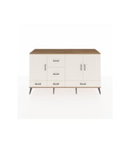 Hyperion Konsol 4 Raflı 5 Çekmeceli 3 Kapaklı 176x44x99 Çam-Aytaşı