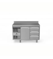 Electrolux Professional Endüstriyel Soğutmalı Tezgah, Sırtlı, "heavy Duty", Aısı304, -2°/+10°c, Dijital, Tropikal - 290 Lt, 1 Kapılı + 3x? Çekmeceli EH2H3AC