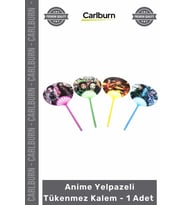 Özel Üretim Figürlü Şık Tasarım Okul Ofis Hediyelik Koleksiyon Akıcı Anime Yelpazeli Tükenmez Kalem