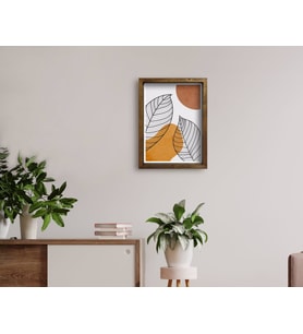 BK Home Doğal Masif Ahşap Çerçeveli Tablo 45x65cm-18