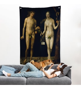 Albrecht Dürer - Adem İle Havva Duvar Örtüsü - Adam and Eve-8053