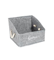 Keçe Raf Organizer Mini 23X22X18 Cm (Gri)