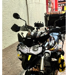 MOTOCAM Triumph Tiger 800 XC Ön Cam 2010-2017 Model 59cm Şeffaf Renkli 4mm
