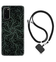 Samsung A02S A03S A10 A12 A13 A21S A22 Kılıf Boyun Askılı Silikon Sarmaşıklar 1675