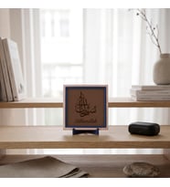 Sübhanallah Yazılı Modern Dekoratif Obje, Ev ve Ofis İçin Anlamlı Masaüstü Aksesuarı 10x10 cm