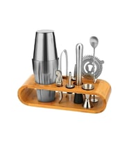 Vosco 10 Parça Avantajlı Kokteyl Set Boston Shaker (750ml)
