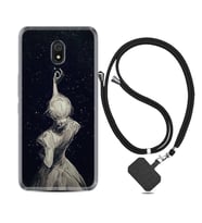 Xiaomi Redmi 8A 8 Pro 9C 9T 10C 11T Pro Kılıf Boyun Askılı Silikon Star Woman 1332