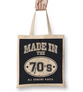 1970s Made In 70s All Genuine Parts Bez Çanta Uzun Saplı