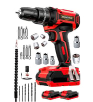 Hard-x2560 Çelik Şanzuman 27 Parça 2x Akülü Vidalama Matkap