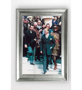 Gümüş Çerçeveli Atatürk Tablo cv841