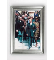 Gümüş Çerçeveli Atatürk Tablo cv841