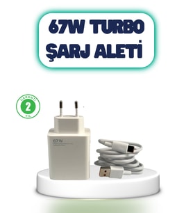 67 Watt Hızlı Şarj Aleti Poco F2 F3 F4 Uyumlu