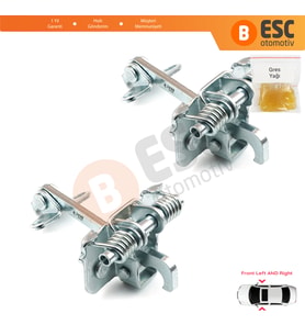 Citroen Xsara Picasso 1999-2012 9181E6 İçin 2 EA Ön Sağ ve Sol Kapı Gergi Yayı