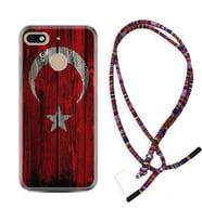 General Mobile GM8 Go GM9 GM20 Pro Plus Kılıf Boyun Asklı Rasta Silikon Şanlı Türk Bayrağı 2 1317