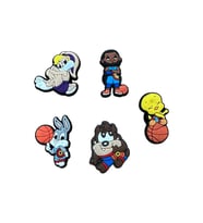 Terlik Süsü-terlik Tokası Basketbol Çizgi Kahraman 5'li Set