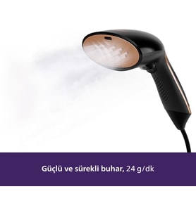 Philips Gc362/80 Steam & Go Plus Buharlı Düzleştirici, 1300 W, 1.17 Kg Kompakt Tasarım, Siyah (Çok Renkli)