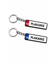 Kişiye Özel Plaka Anahtarlık Tüm Renkler / Plakalık Anahtarlık / Plaka Versiyon