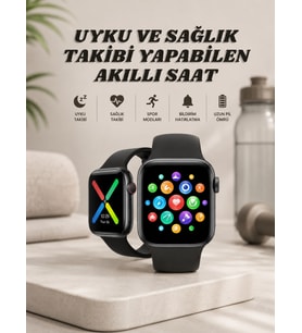 Akıllı Saat Wireless Şarj Yüksek Çözünürlüklü Müzik Dinleme Sesli Cevaplama