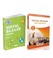 Ünlü 5.Sınıf Bil Bang Sosyal Bilgiler ve Referans Sosyal Bilgiler Soru Bankası Seti 2 Kitap