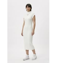 Modern Fit Sıfır Kol Yarım Balıkçı Yaka Triko Elbise