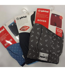 YILDIZ 43 ERKEK HAVLU BEL DESENLİ BOXER 3 ADET