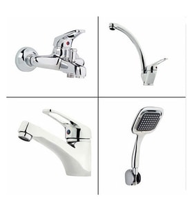 ARÇE Banyo  Evye  Lavabo Bataryası  Duş Takımı