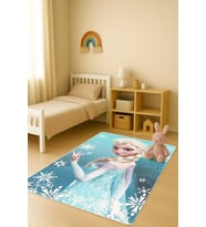 Modern Dijital Baskı Kaymaz Taban Çocuk ve Genç Odası Halısı H0961