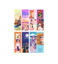 Anime 8'li Ayraç Seti 02- Anime  Hediyelik Kitap Ayracı 8 adet!