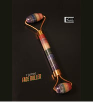 Sertifikalı AA Kalite 7 Çakra Face Roller, Yüz Masaj (Çok Renkli)