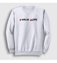 Presmono Unisex Beyaz Delta Depeche Mode Sweatshirt 140012tt (Beyaz)