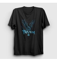 Presmono Unisex Siyah Angel Trivium T-Shirt 178545tt