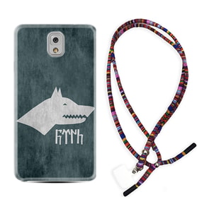 Samsung Note 3 4 5 8 9 20 Ultra 10 Lite Kılıf Boyun Asklı Rasta Silikon Göktürk 2 1411