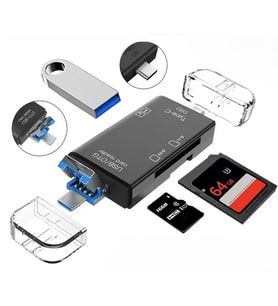 ZR826 Atud-05 6 İn 1 Otg Card Reader