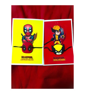 Deadpool & Wolverine Best Friends  Çift İkili Arkadaş Bilekliği