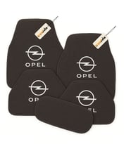 Opel Logolu Araç İçi Halı Paspas Seti 5 Parça – Kaymaz, Su Geçirmez, Kolay Temizlenen Malzeme (Antrasit)