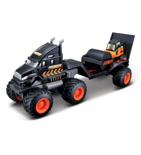 Maisto Builder Zone Taşıyıcı Tır Seti - Siyah Tır