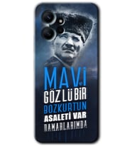 Redmi Note 12 4G Kılıf HD Desen Baskılı Kılıf - Bozkurt Atatürk