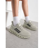 Unisex Spor Ayakkabı Şeritli Bağcıksız Hava Alan Ultra Rahat Hafif Taban Sneaker 125