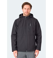 Slazenger HARMONIC Erkek Kapüşonlu Fermuarlı Siyah Mont & Kaban