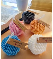 Mumelia Candles Örgü Sıcaklığı - Doğal Soya Dekoratif Mum - Üçlü, Büyük Boy