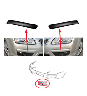 Ford Focus Ön Tampon Sis Far Çıtası Kaş Sağ Sol Takım 2005--2008