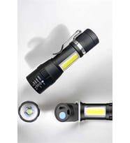 El Feneri Led USB Şarjlı Zoom Mini Led Işık Acil Durum Feneri
