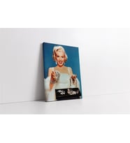 Renkli Marilyn Monroe Kanvas Tablo