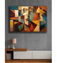 Koç stüdyo Modern tasarım kanvas tablo 50x70 (Çok Renkli)