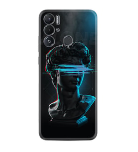 Tecno Pova Neo Kılıf Silikon Desen Özel Seri Alone 1668